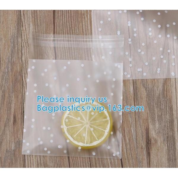 Cookies/Cake/Bread With Tear Notch,Matt OPP Plastic Food Grade Bakery Packaging