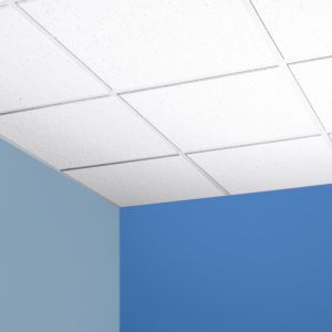 Square Mineral Fiber Acoustic Perforated Ceiling Tiles with Online Technical