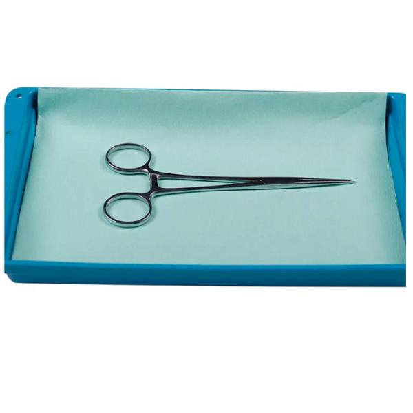 Quality Smooth Blue Headrest Paper Sheets Green Sterilization Crepe Paper wholesale