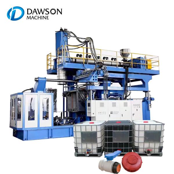Quality Black IBC Bulk Container 2 Layers 1200L IBC Drum Blow Moulding Machine Plastic IBC Tank Manufacturing Machine wholesale