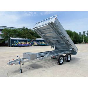 Series Connected Hydraulic Tipper Trailers ATM 4000kg Self Unloading Trailer