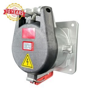 PowerSyntax 4P 630 Amp 400V IP67 Heavy Duty High Current Industrial Socket