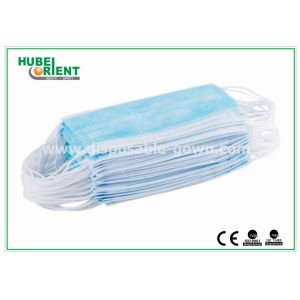 EN14683 9x18cm 3 Ply Disposable Face Mask With Ear Loop