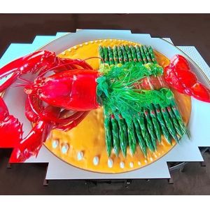 3D LED Dance Floor Panels Full Color Video LED Dance Floor 4.81mm Pixels