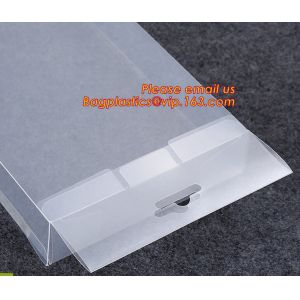 Oem Clear Plastic Soft Crease Folding box for brush packaging, plastic boxes PVC