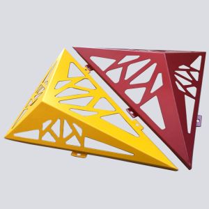 China Durable Aluminum Wall Cladding Panel Custom Engraved Perforated Sheet Metal Panels on sale