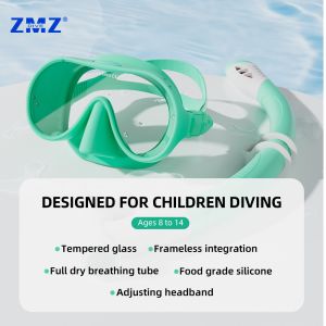 Waterproof Children'S Scuba Snorkel Mask Sets Customized