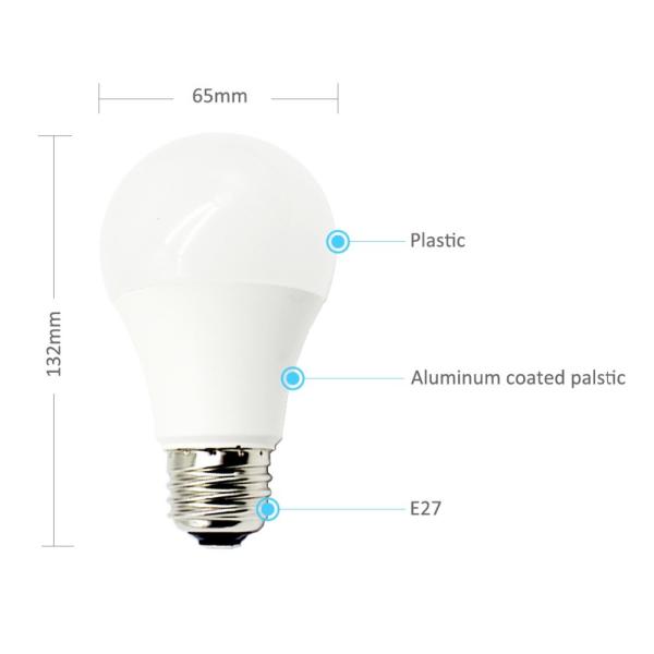Quality Auto Timer Wifi Controlled Led Light Bulb PC Lamp Body MXQ E27 Easy Installation wholesale