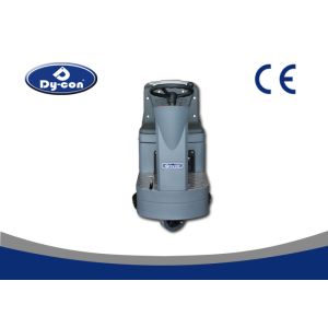 Industrial Ride On Silicon Carbide Floor Scrubber Dryer Machine Two Brushes 90L Solution Tank