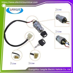 Electric Sightseeing Car 2-Wire Ignition Switch Signal LVTONG Golf Cart 3-Wire