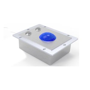 Panel Mount Rugged Trackball USB PS2 Interface Industrial Trackball Mouse