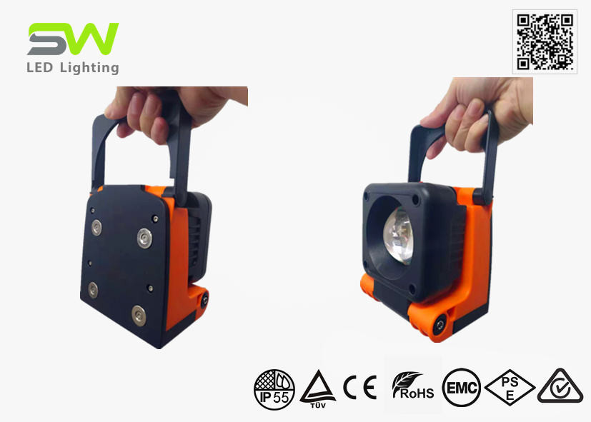 IK10 25W COB LED Rechargeable Handheld Work Light