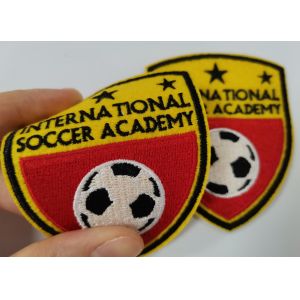 Labels Embroidered Cloth Patches High Density Heat Transfer