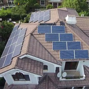 Overloads 10kw Hybrid Solar Inverter Ground Mounting Solar Power System For Home