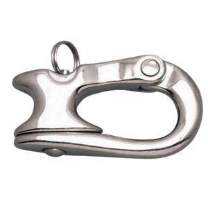 China Imperial Measurement System Stainless Steel Sheet Snap Shackle with Thimble and Locking Pin Deck on sale