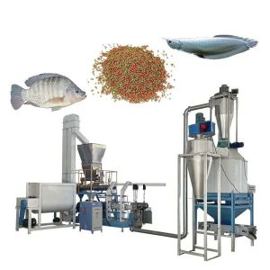 1Ton/H Floating Fish Feed Production Line SGS Sinking Fish Feed Extruder Machine