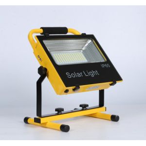 China Muiti - Functional  100W 18650 Integrated Solar Flood Light on sale