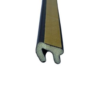 Cheap Self-adhesive Aluminum-clad Wood Door and Window Rubber Seal Strip with 65±5 Hardness for sale