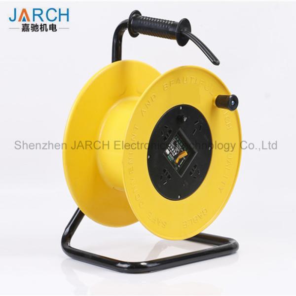 Quality 150 Mm Length Retractable Hose Reel , 220V Extension Cable Reel Chemicals Resistant wholesale