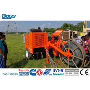 TY90 Cummins Engine Max Pull 100kN Hydraulic Cable Pulling Machine