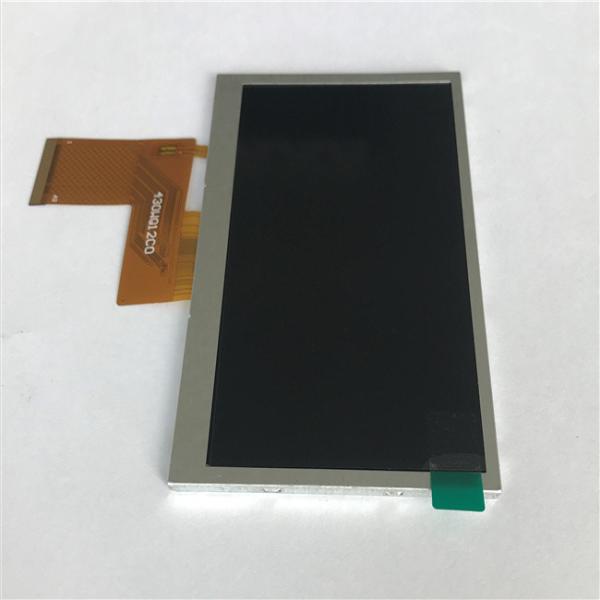 Cheap 4.3 Inch Custom 300cd m2 IPS LCD Display 24 Bit Parallel RGB Interface for sale