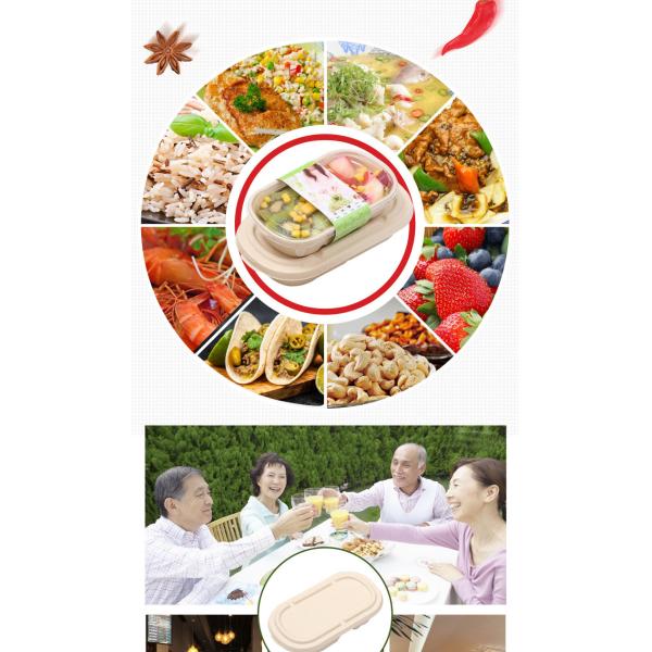 Disposable Tableware Sugarcane Pulp Bamboo Pulp Bowl 100% Degradable