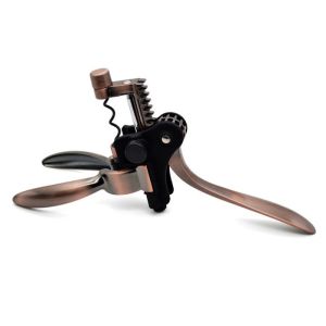Rabbit Bronze Plating Zinc Alloy Manual Wine Opener Wear Resistance