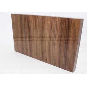 Anti Yellowing Wood Grain E0 High Gloss MDF Panels 30mm