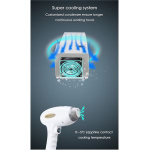 Q Switched ND Yag Laser Pigmentation Removal 808NM Diode Laser 2 In 1 Machine