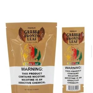 Custom Clear Window Mylar Foil Plastic Packaging Pouch Tobacco Bag