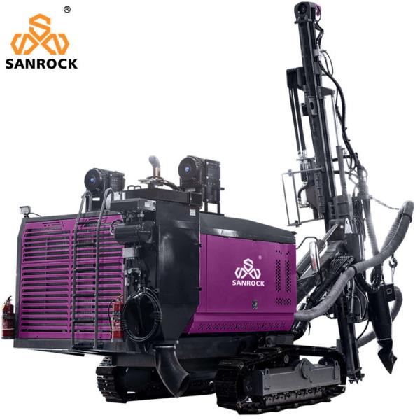 8900*2250*2650MM Hydraulic Drilling Rig Travelling Speed 1.5-3 km/h for Mining Rock Blast Hole Drilling