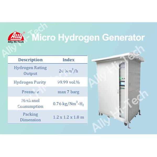 Quality 20 Nm3 / H Micro Hydro Generator , Durable Industrial Hydrogen Generator wholesale