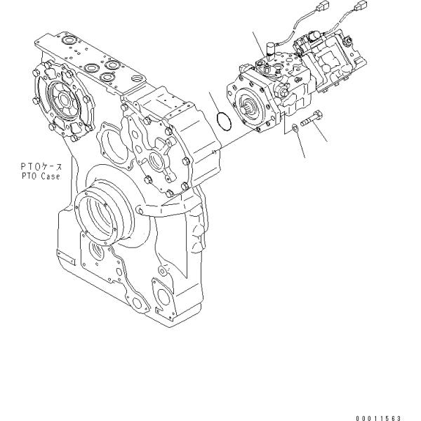 小松 708-1W-00600 零件泵总成