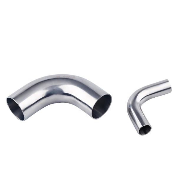 Quality Silver Casting Stainless Steel Mirror Finish Seamless Pipe Long Radius Weld 90 Degree Elbow wholesale