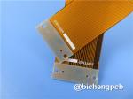 Dual Layer Flexible PCB Built on Polyimide With Immersion Gold and Yellow Mask