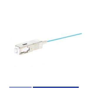 Easy Installation Fiber Optic Pigtail SC UPC 50um LSZH Jacket Pigtail Fiber