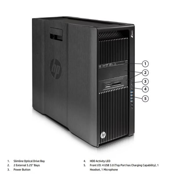 HPE Z840 Tower Workstation HPE Z840 With DDR4 8G*2 Memory And 1T HDD Hard Drive