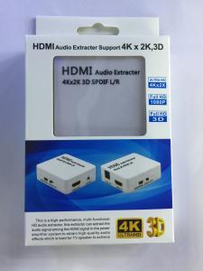 Cheap HDMI Audio Extractor 4Kx2K 3D SPDIF L/R Support HDMI 1.4 and DHCP 1.4 for sale