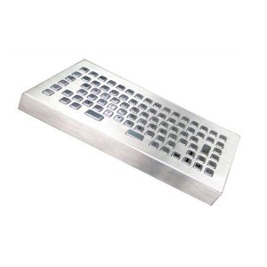 Stand Alone Metal Industrial Desktop Keyboard With Customizable Language Layout