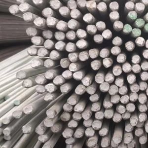 Bright Surface Hot Dip Zinc Coated steel round bar Level A Customization