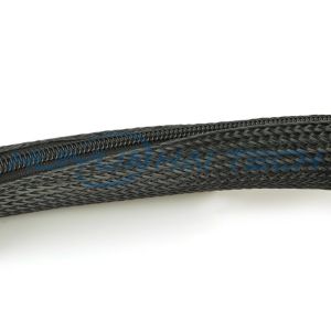 High Flame Retardant Zipper Cable Sleeve Braided Wrap Customized Size Light