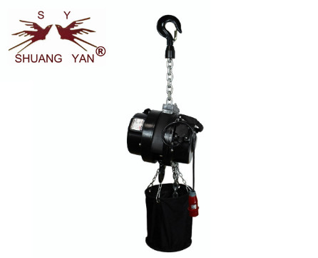 China 2 Ton Electric Stage Chain Hoist With Load Galvanized on sale