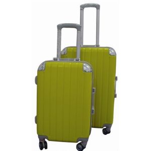 China Aluminum Mouth PC ABS travel trolley luggage cases bag from baigou biggest factory price on sale