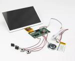 Printed cover LCD video module display 7 inch TFT LCD video module components