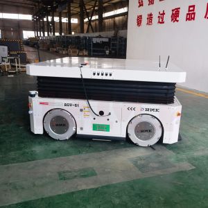 Hybrid Navigation AGV Automated Handling Cart Omnidirectional Mobile Transfer