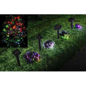 Solar Power Efficient Color Changing Christmas Globe String Lights 8 Modes 100