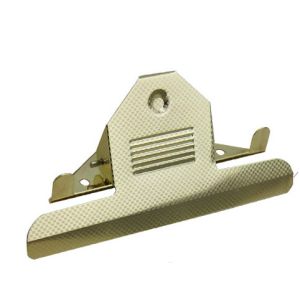 Color Office Stationery Check Pattern Big Binder Clips 120mm For Clipboard JC