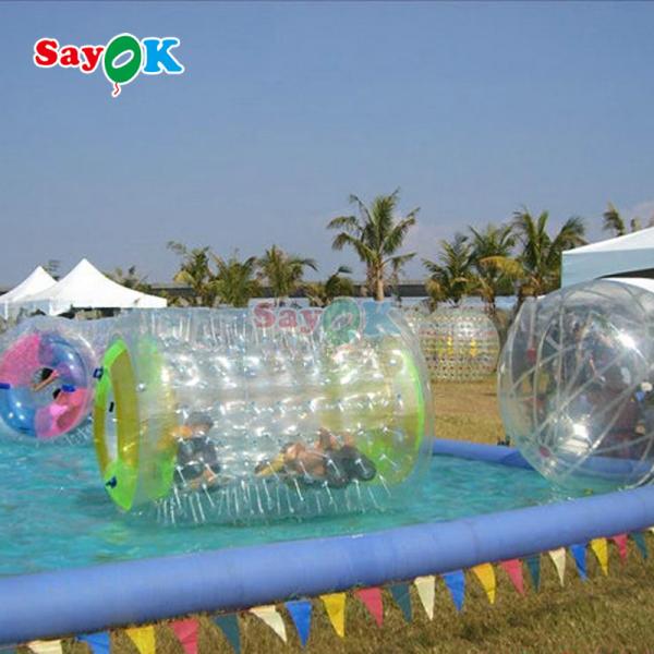 Sayok Inflatable Transparent PVC Human Hamster Rolling Zorb Roller Ball Water Walking Game Ball for Water Toys