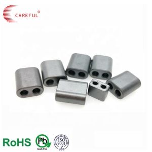 Free Samples NiZn Material RF Balun Ferrite Core RID3.5*2*2 With Two Holes