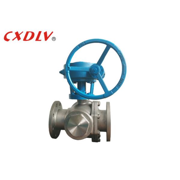 Industrial Grade Stainless Steel 3 Way Ball Valve with Full Port Opening and T